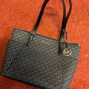 Michael Kors Black Monogram Tote